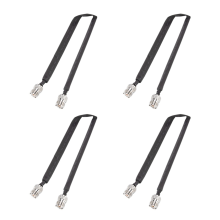 4X Window Pass Through Flat Coaxiale Kabel SO239 UHF Vrouwelijk naar 50 Ohm C