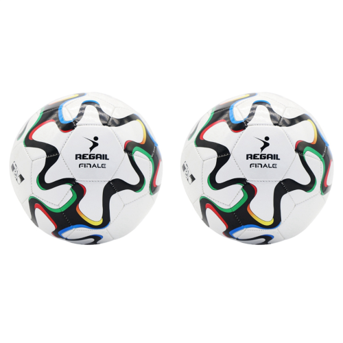 2x Professionele maat 5 voetbal verdikte teamwedstrijdballen machine- 1