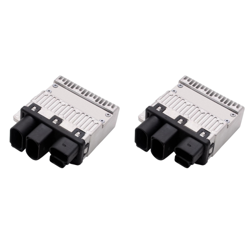 2X Ρελέ Μονάδας Ελέγχου Ανεμιστήρα Ψυγείου Αυτοκινήτου για Transporter T5 2003-2010 7H 1