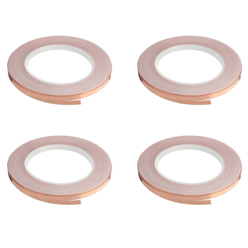 4X Single-Sided Adhesive Copper Foil Tape Self-Adhesive Shielding Anti