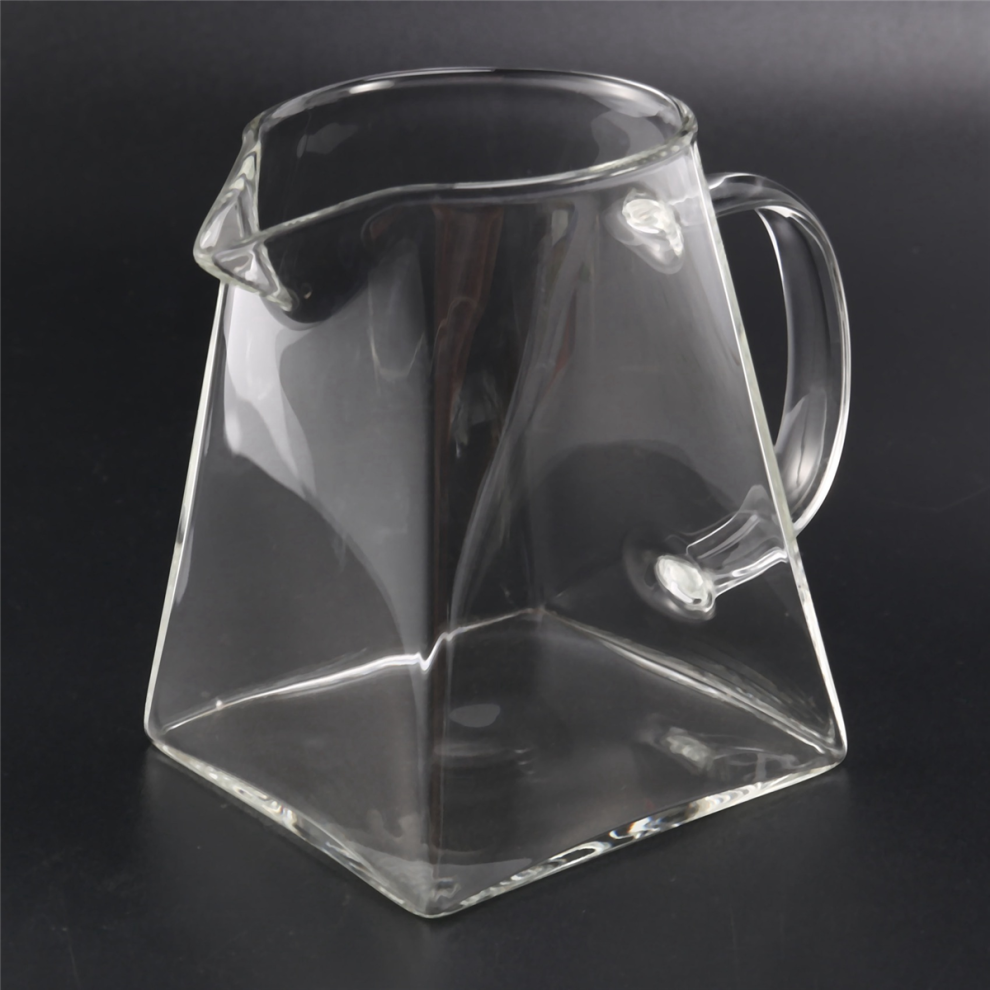 Théière carrée en verre borosilicate avec infuseur, 550 ml, 3 pièces