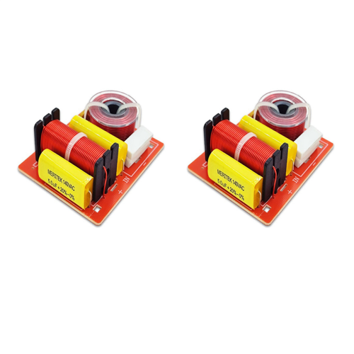 2X luidspreker 2-weg audiobord frequentieverdeler treble bas unit crosso 1