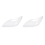 Lot de 2 coques transparentes pour phares avant gauche Focus 2009-2011 (L) 2