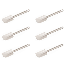 6X Rubber Ended Spatula 16In 405mm Kitchen Baking Mixing Turner Utensi