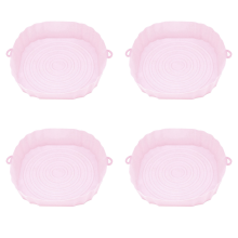 4 Pcs 20cm Air Fryers Oven Baking Tray Fried Chicken Basket Mat AirFry