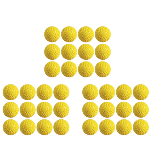 36 τεμάχια softballs με λακκούβες 12 ιντσών για χτύπημα και field 1