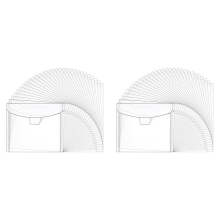Organiseur de rangement pour papier de scrapbooking, 60 pièces, pour papier de 12 x 12 pouces, vinyle
