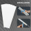 Lot de 26 bandes de grip de golf double face pré-en caoutchouc 5
