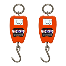 2x Mini kraanweegschaal, digitaal, industrieel, hangend, 200 kg/441 lb