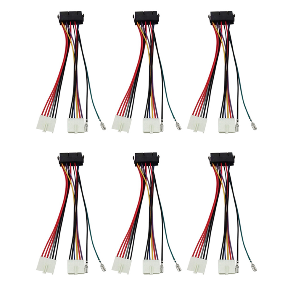 6X 20Pin Atx To 2-Port 6Pin At Psu Converter Power Cable 20 Pin 20Cm F 4854049516666