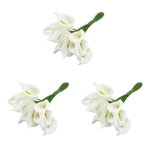 36Pcs Mini Calla Artificial Flower Bouquet Wedding Decoration DIY Wrea 1