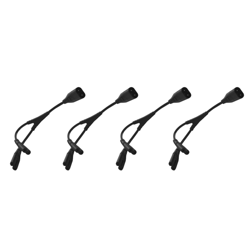 4X Iec320 C8 To 2X C7 Y Split Ac Power Cord, Iec Figure 8 Male 2 Femal 4854049520588