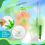4X Green Coconut Tree Toothpicks Paper Umbrellas Handmade Cocktail Par 4