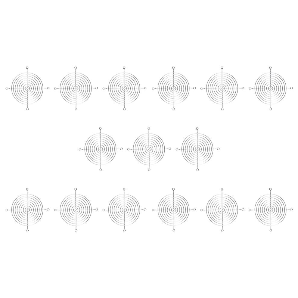 Photos - Computer Cooling 15Pcs 120mm 4.7 Inch Metal Fan Guard Protective Grill for PC Ventilato