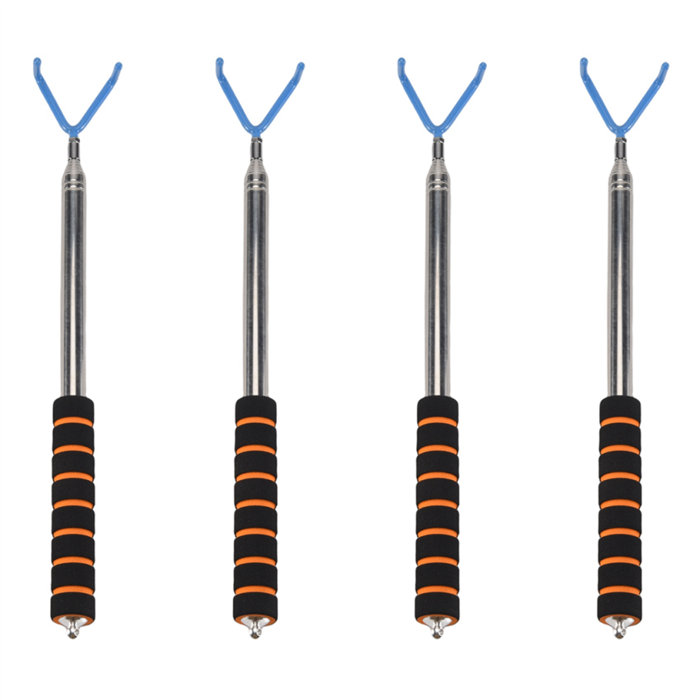 4X Disc Golf Retriever Grabber 10 Piedi Palo Telescopico Portatile Con