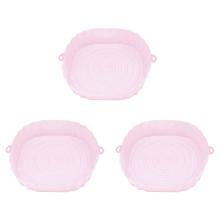 3pcs 20Cm Air Fryers Oven Baking Tray Fried Chicken Basket Mat AirFrye