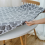 3X Round Tablecloth with Elastic Edge Waterproof Oil Proof PVC Table C 9