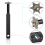 2X Golf Hex Clearing Tool Groove Sharpener mit 6 Schneider für optimale 7