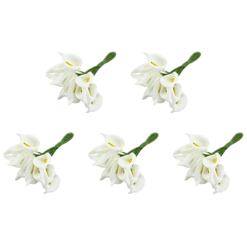 60Pcs Mini Calla Artificial Flower Bouquet Wedding Decoration DIY Wrea