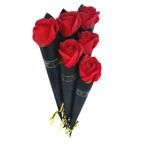 30Pcs Single Rose Simulation Korean Soap Flower Valentine'S Day Gift R 2