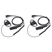 2X PTT Earpiece Headset Mic for SEPURA STP8000 STP8030 STP8035 STP8038