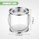 Paint Bucket Clear with Metal Lids and Handle Decorative Plastic Stora 5
