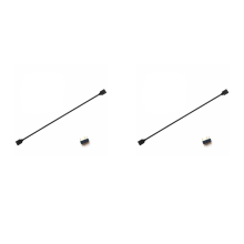 2x 5V 3-pins verlengkabel voor computermoederbord-hubverbinding AR