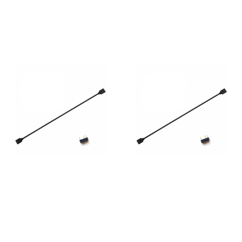2x 5V 3-pins verlengkabel voor computermoederbord-hubverbinding AR 1