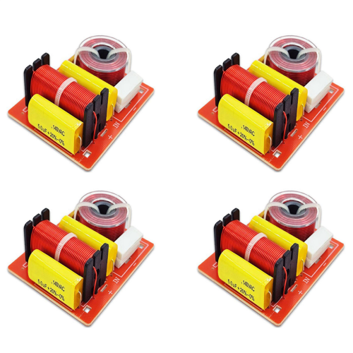 4X luidspreker 2-weg audiobord frequentieverdeler treble bas unit crosso