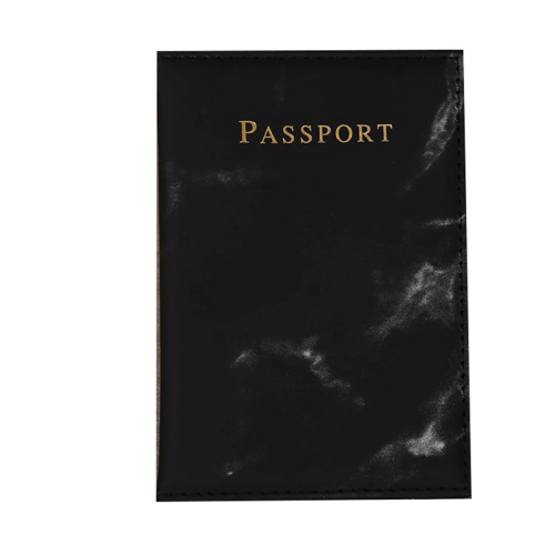 5X Μόδα Γυναικεία Ανδρική Θήκη Διαβατηρίου Pu Marble Travel Documents Credit 2