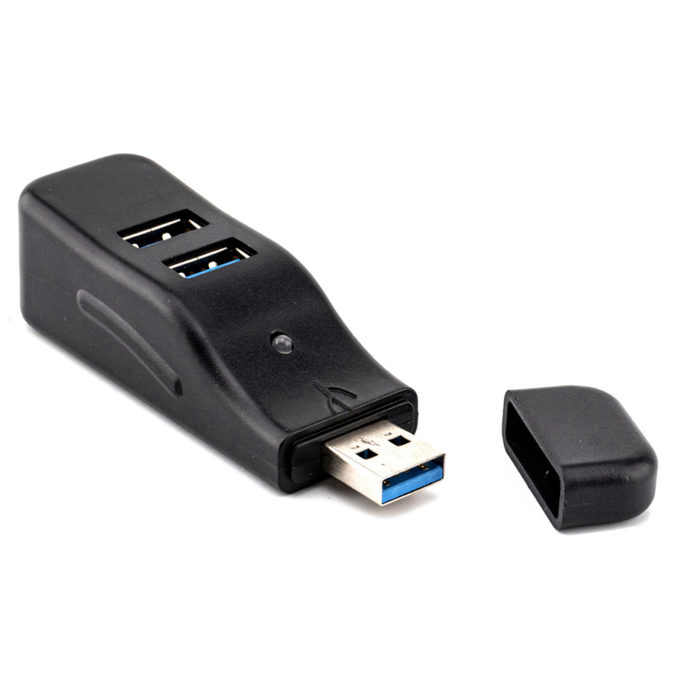 2X Usb 3.0 Hub Adapter Extender Mini Splitter Box 4 Ports For Pc Lapto 4854049517342
