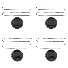 4X Univeral 49mm Κεντρικό Κάλυμμα Φακού με Πείρο για Κάμερα DSLR