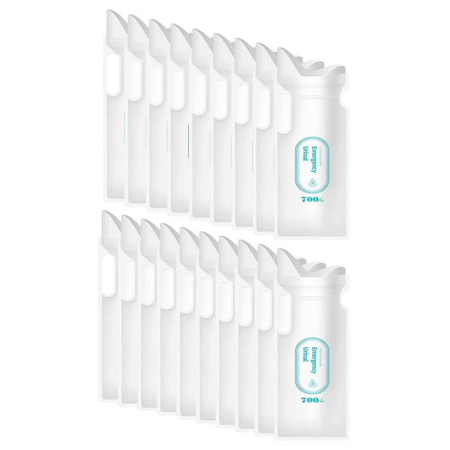 60PCS Einweg-Urinbeutel, 700ML Beutel für Reisen Camping Notfall ein 2