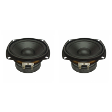 2 stuks 4 inch audio-luidsprekerdriver Hifi Ohm 30W vierkante mid-bass wa
