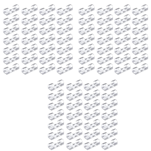 300 τεμάχια κλιπ καλωδίων Tidy Wire Holder με ισχυρά αυτοκόλλητα μαξιλαράκια Pla
