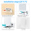 Staffa da parete per router Mesh WiFi V2 - ABS 6