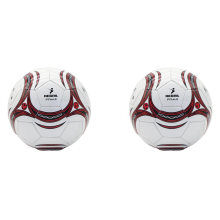 2X Balón de fútbol tamaño estándar 5 Fútbol cosido a máquina engrosado Goa