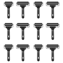 12Pcs for Crafting 2.2 and 4 Inch Roller Vinyl Tool Printing Printmaki
