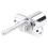 5pcs 19mm Cylinder Head Diameter Silver Tone Metal Drawer Plunger Lock 4