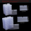 280PC 8X4.2cm Clear Plastic Label Holders for Wire Shelf Retail Price 6