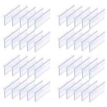 280PC 8X4.2cm Clear Plastic Label Holders for Wire Shelf Retail Price