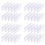 280PC 8X4.2cm Clear Plastic Label Holders for Wire Shelf Retail Price 1