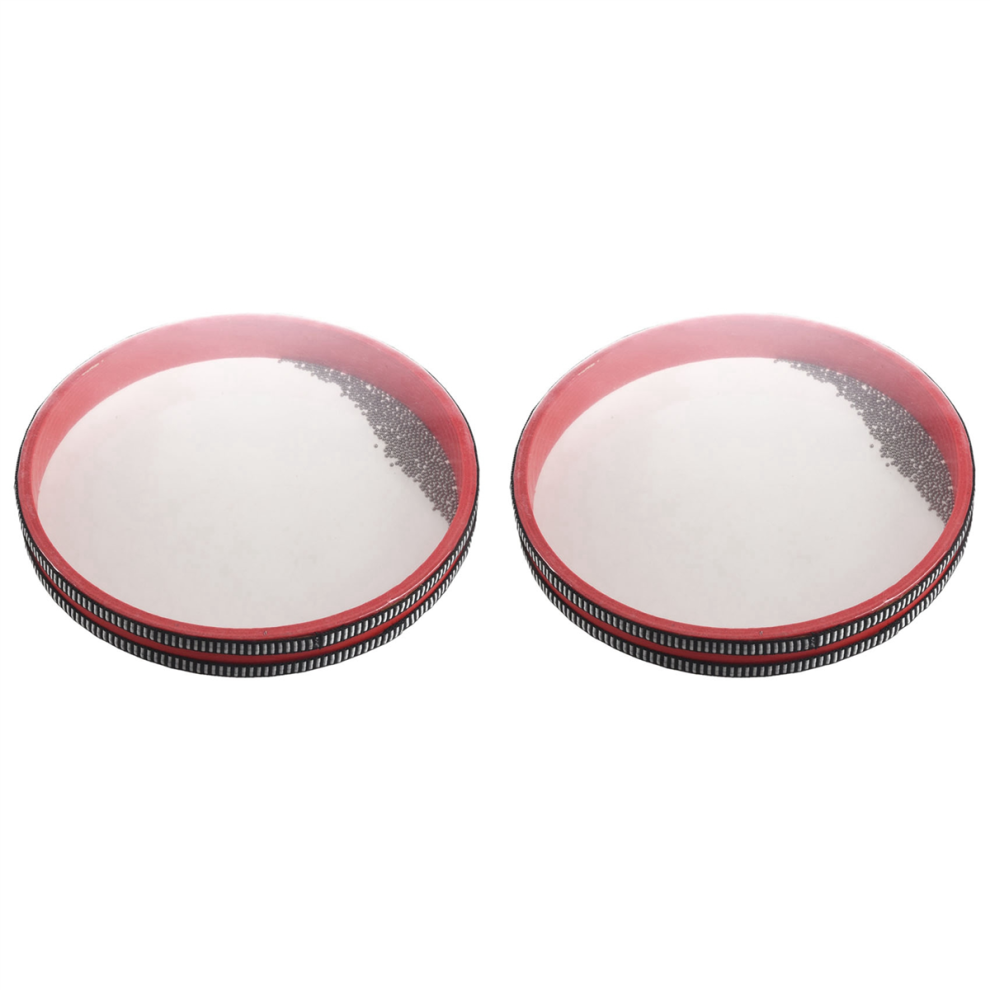 2X Tamburello A Percussione Per Bambini Con Perline E Suono Del Mare