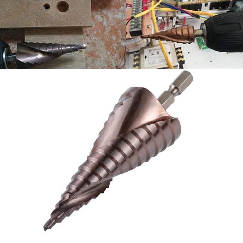 5X M35 HSS Co Step Drill Bit Cobalt Cone Bits 4-32mm Wood Stainless St 2