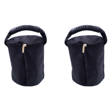 2x Verstelbare Kettlebell Power Sandbag Fitness Gewichtheffen Halter