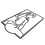 C Iron Woman Line Art da appendere 33x21.5cm 7.09oz 12