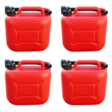 4X 5L Car Tank Can Spare Plastic Petrol Gas Container Anti-Static Carr
