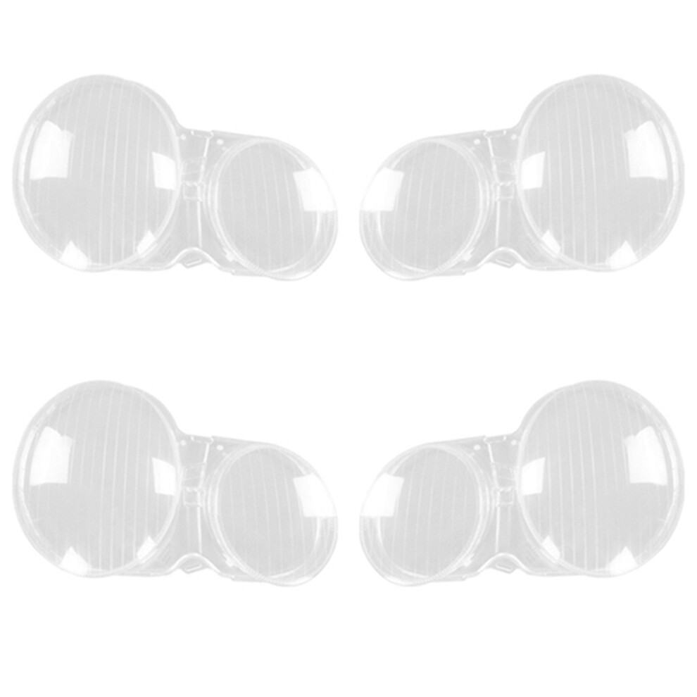 2X Per - W210 E200 E220 E230 E350 1995-2003 Lente Di Copertura Del Faro Anteriore Tran