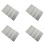4X Embossed Aluminum Heat Shield, Exhaust Pipe Shield and Automobile G 1