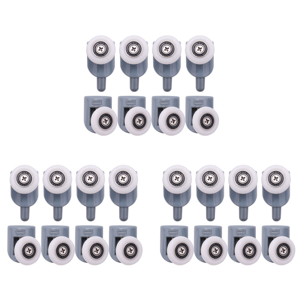 24Pc Shower Door Castors Rolls Rollers Sliding Roller Guide Replacemen 4854049527327